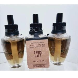 Bath & Body Works PARIS CAFE Wallflowers Home Fragrance Refill, .8oz (3 pieces)